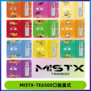 MISTX TE鴨嘴獸6500 Puffs抛棄式一次性抛棄式電子煙